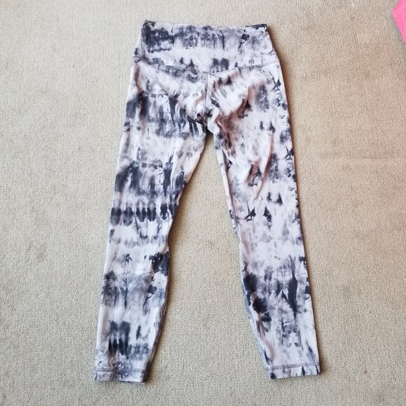 Lululemon Align Pant II 25" Game Day Dark Chrome Black Multi, size 8, NULU - Picture 6 of 9